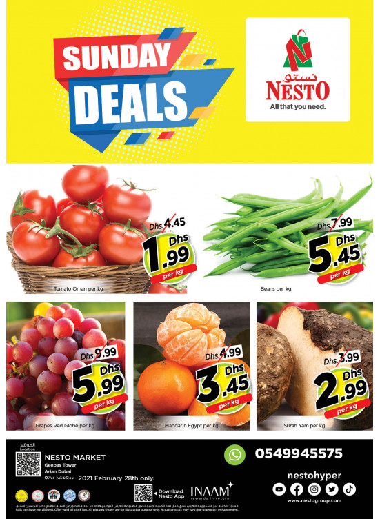 Sunday Deals - Arjan
