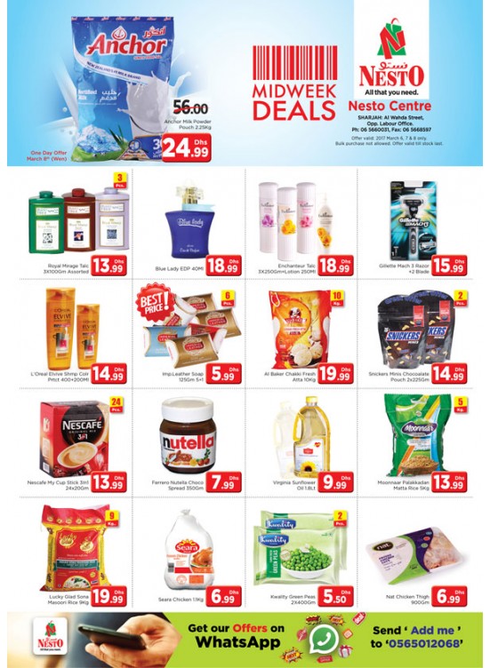 Midweek Deals Nesto At Al Wahada Sharjah