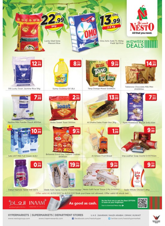 Midweek Deals Nesto At  JABEL ALI
