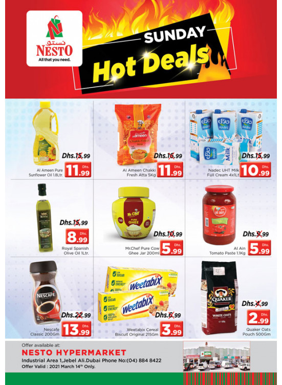 Sunday Deals - Jabel Ali