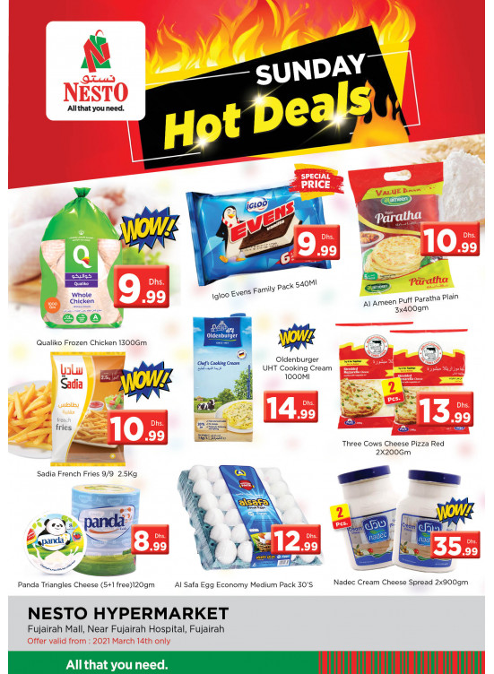 Sunday Deals - Fujairah