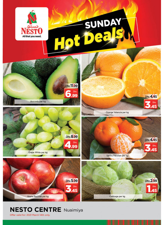 Sunday Deals - Nuaimiya, Ajman