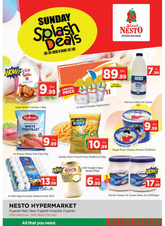 Sunday Deals - Fujairah