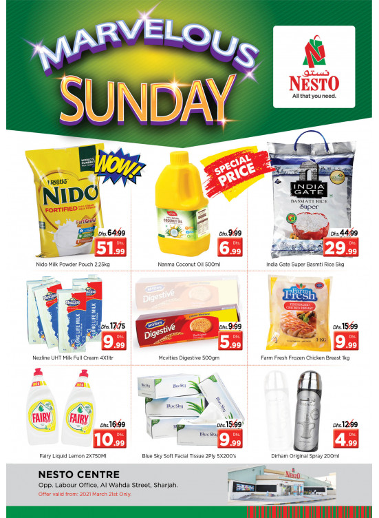 Sunday Deals - Al Wahda