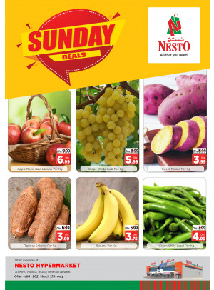 Sunday Deals - Umm Al Quwain