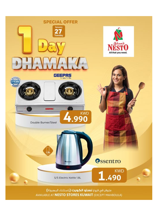 1 DAY DHAMAKA