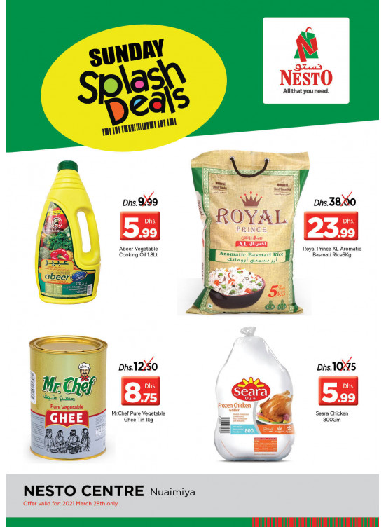 Sunday Deals - Nuaimiya, Ajman