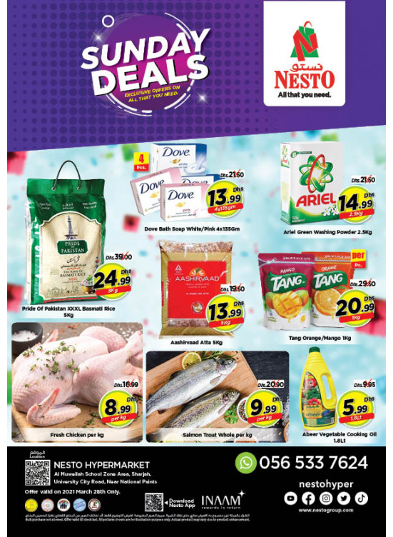 Sunday Deals - Muweilih, Sharjah