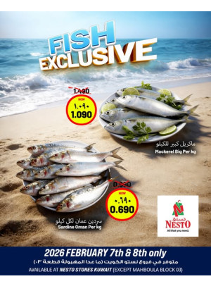 Fish Exclusive Deals