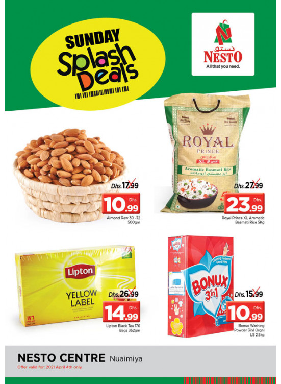 Sunday Deals - Nuaimiya, Ajman