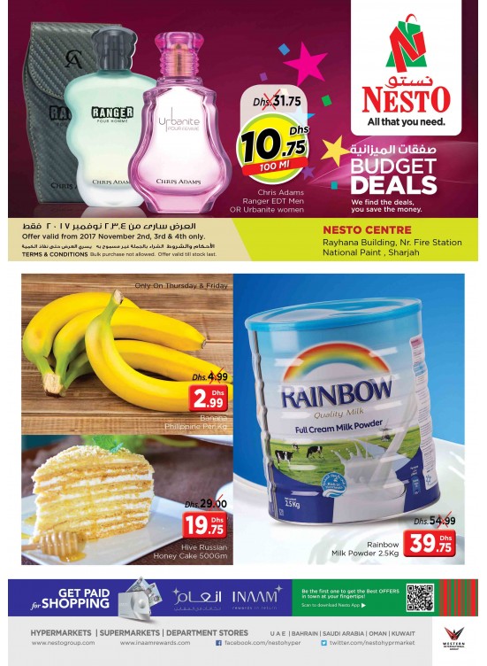 Weekend Grabs National Paint Sharjah from Nesto until 4th November