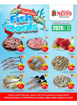 Fish Deals - Al Khobar, Jubail, Mina, Dabab & Al Ahsa