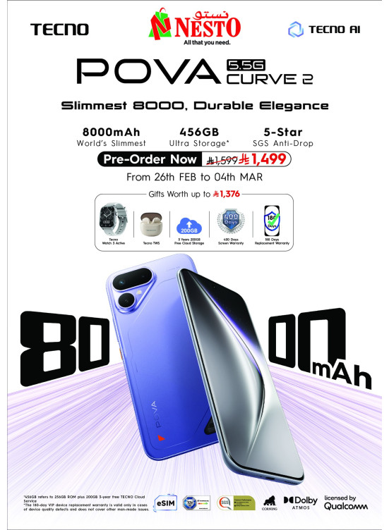 Pre Order Now - Tecno Pova 5G 2 Smartphone