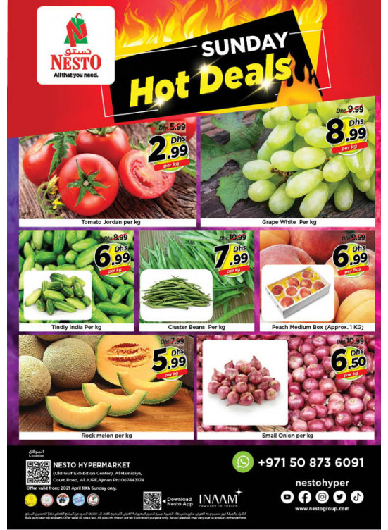 Sunday Deals - Jurf, Ajman