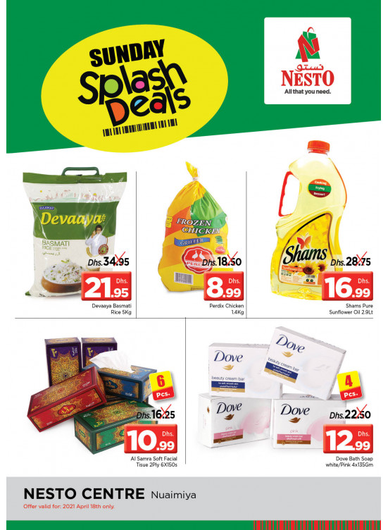 Sunday Deals - Nuaimiya, Ajman
