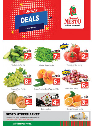 Sunday Deals - Fujairah