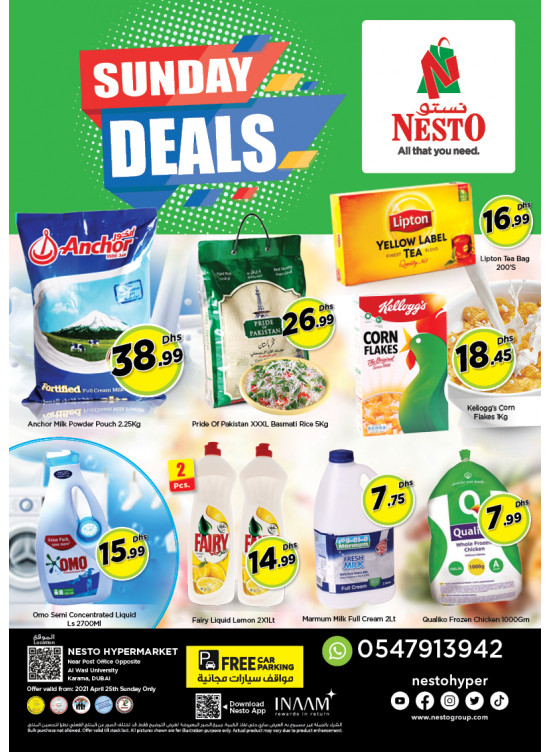 Sunday Deals - Near Karama Post Office, Dubai