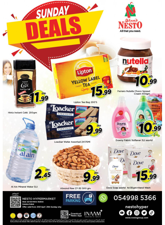 Sunday Deals - Al Karama, Dubai