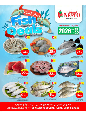 Fish Deals - Al Khobar, Jubail, Mina & Dabab