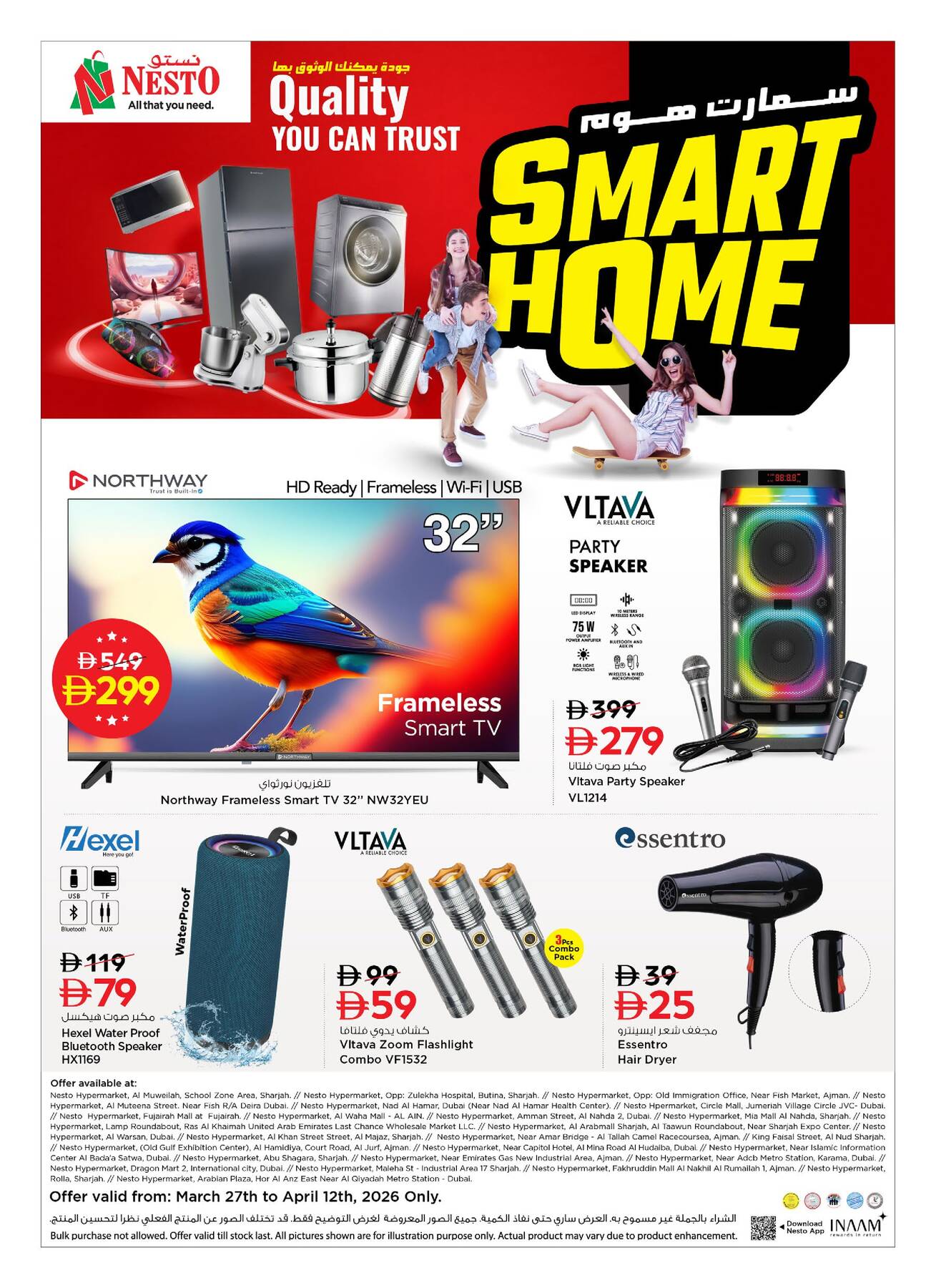 Latest Nesto offers in UAE