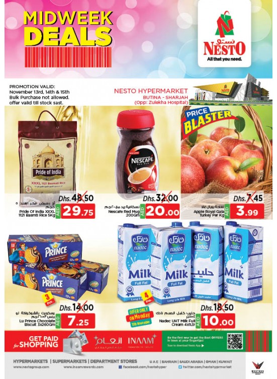 Midweek Deals - Butina Sharjah