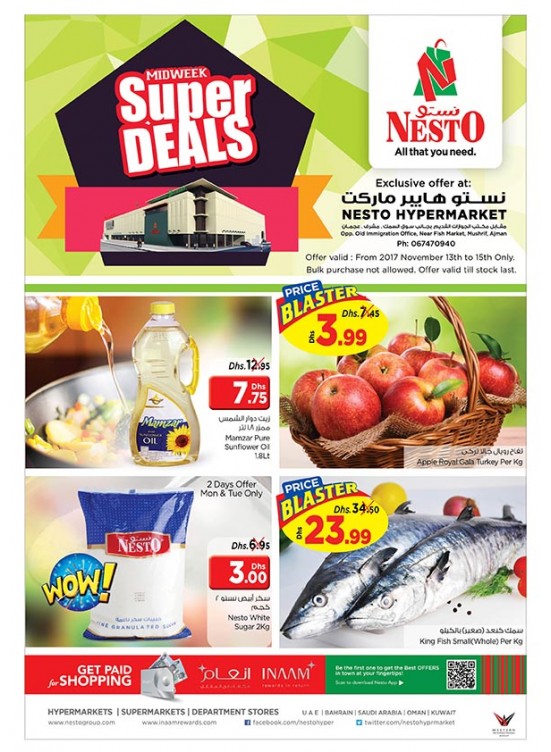 Midweek Deals - Mushrif Ajman