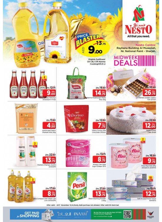 Midweek Deals National Paint Sharjah from Nesto until 15th November