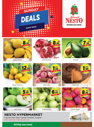 Sunday Deals - Fujairah