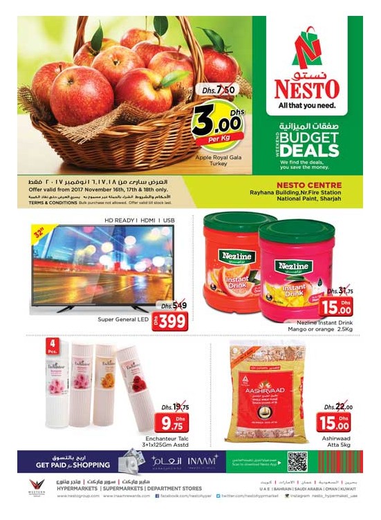 Weekend Grabs National Paint Sharjah from Nesto until 18th November