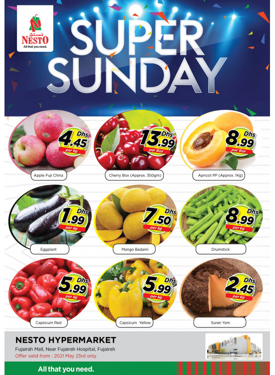 Sunday Deals - Fujairah