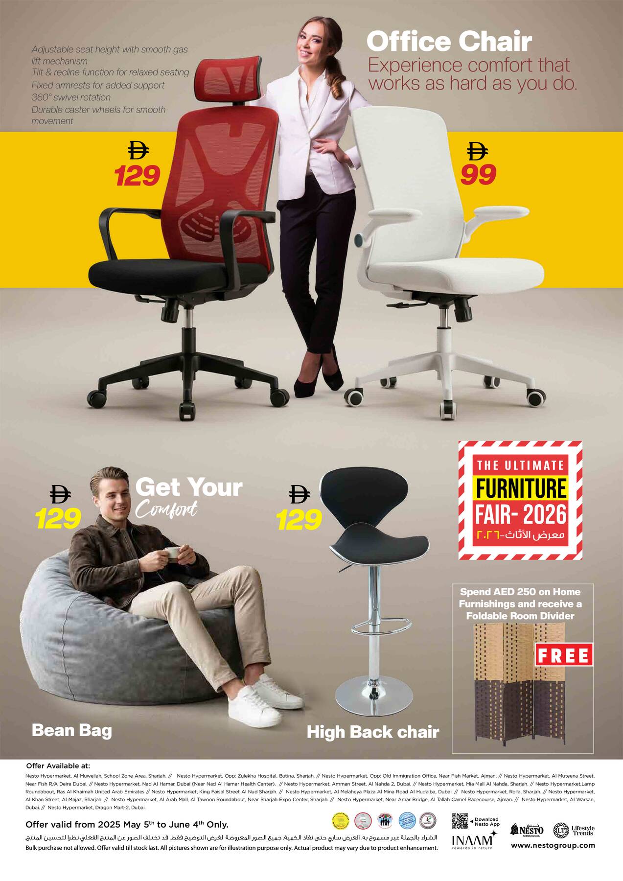 Latest offers from Nesto in UAE