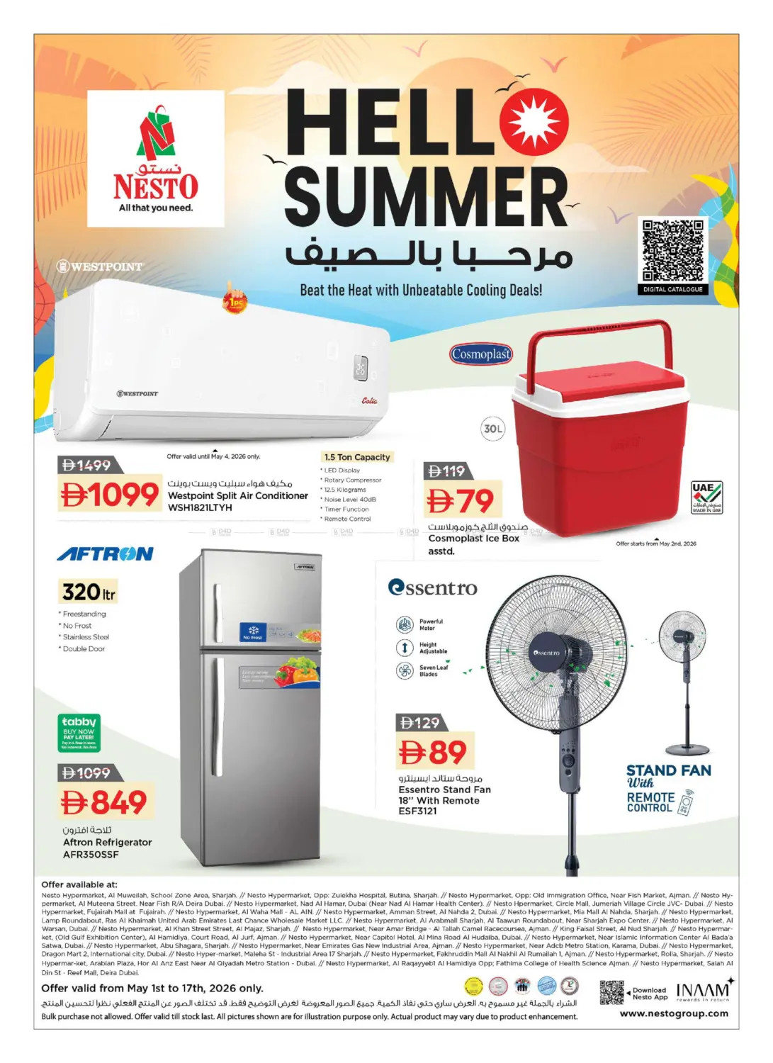 Nesto Hello Summer page 1 offers in UAE