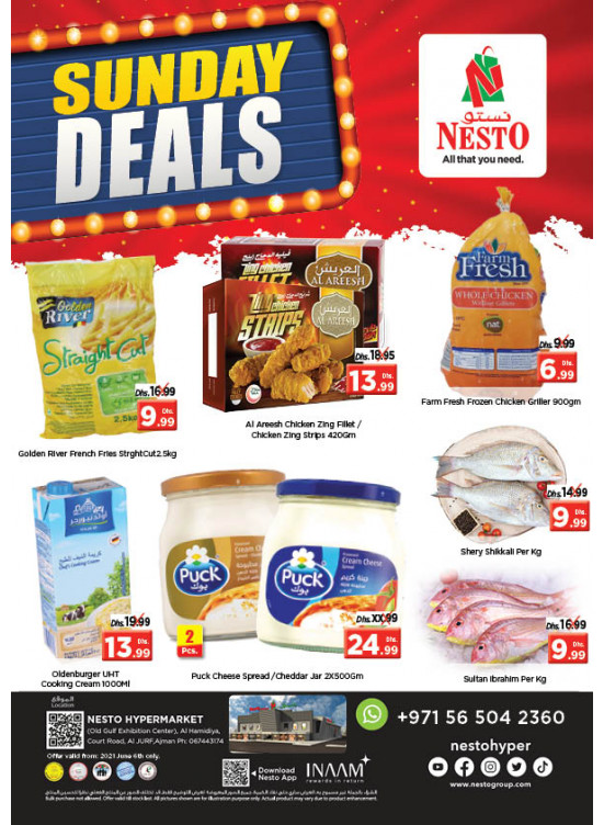 Sunday Deals - Jurf, Ajman