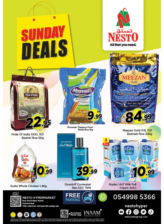 Sunday Deals - Al Karama, Dubai