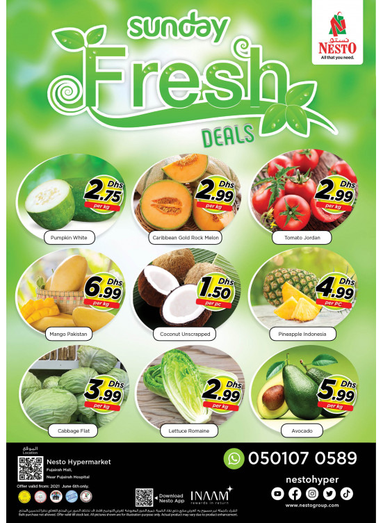Sunday Deals - Fujairah