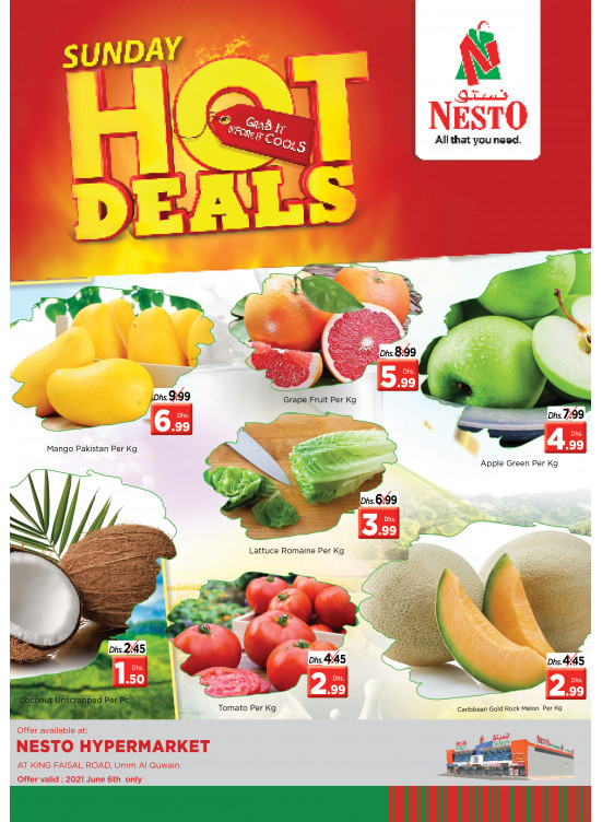 Sunday Deals - Umm Al Quwain