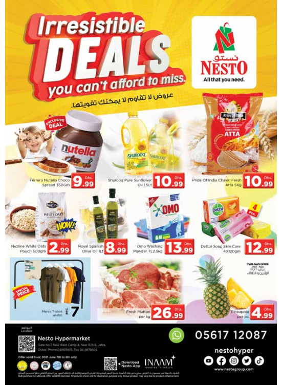 Midweek Deals - Jafza