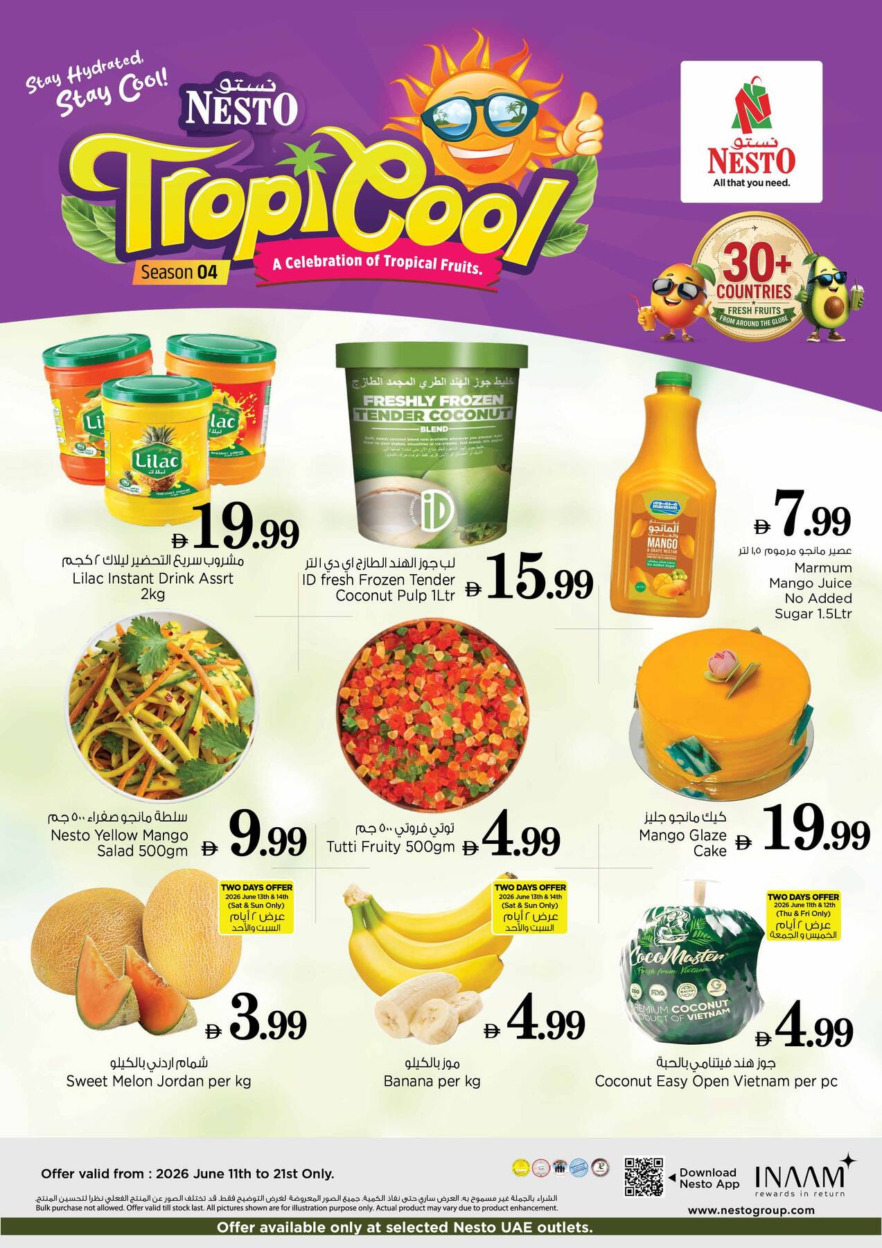Nesto Tropi Cool catalog cover - refreshing offers in UAE