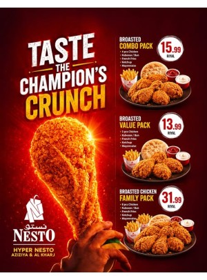 Taste the Champion's Crunch Deals – Al Aziziyah & Al Kharj