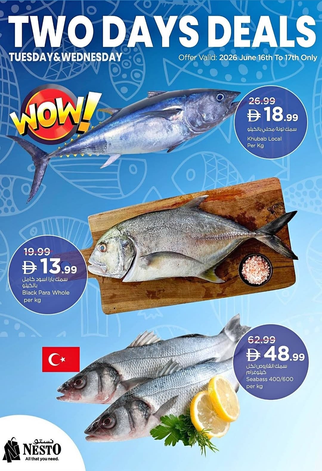 Nesto seafood promotions UAE