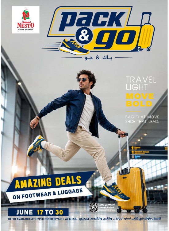 Amazing Deals on Footwear & Luggage - Riyadh, Al-Kharj & Al-Qassim