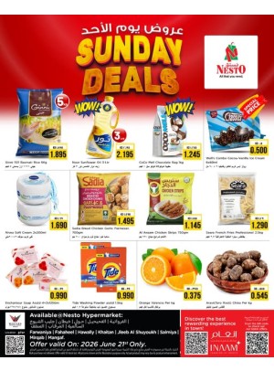 Sunday Deals