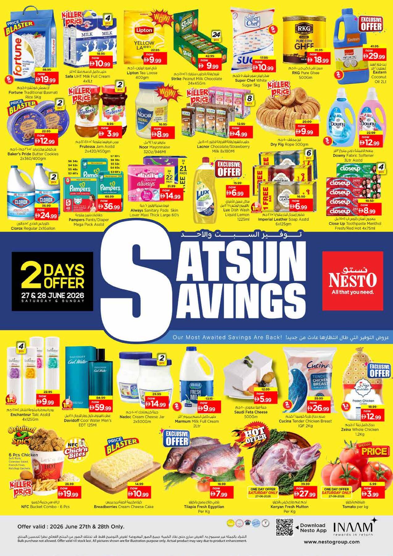 Latest offers from Nesto in UAE – Sat Sun Savings catalog cover