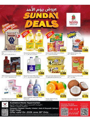 Sunday Deals