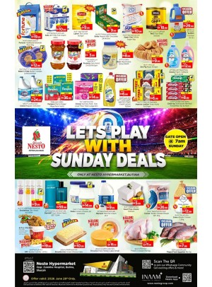 Last Play With Sunday Deals - Butina, Sharjah