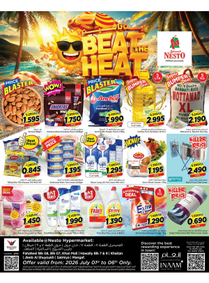 Beat The Heat Deals - Fahaheel Block 08, Block 07 & Khan Mall, Hawally Block 07 & Block 09, Khaitan, Jleeb, Salmiya & Mangaf