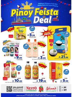 Pinoy Fiesta Deals - Al Khobar,  Jubail, Dabab, Mina & Al Ahsa