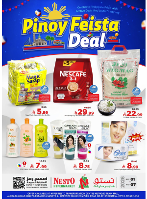 Pinoy Fiesta Deals - Riyadh, Al Kharj & Buraydah