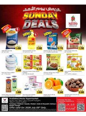 Sunday Deals