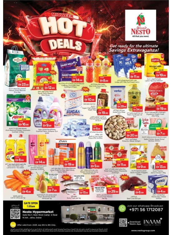 Midweek Deals - Jafza